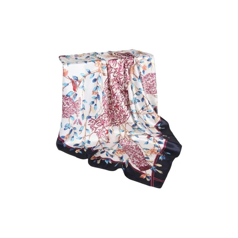 Shanghai Story 100% Polyester Silk Scarves Women's-71