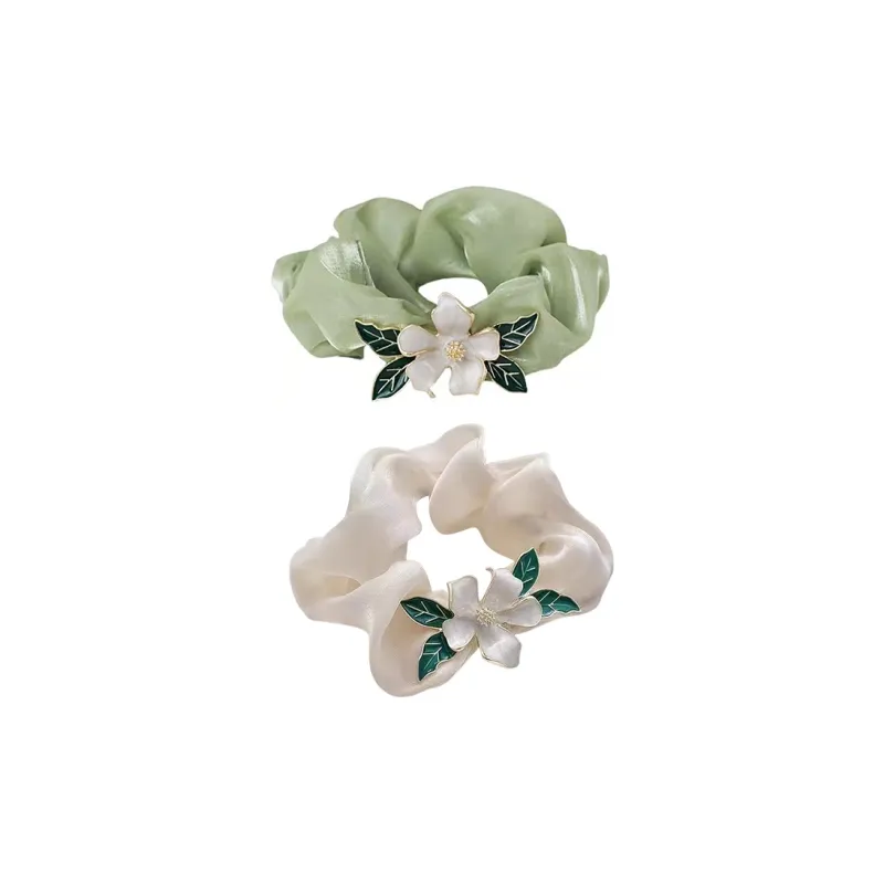 DAISY BEAUTY Silk Chiffon Hair Tie Women's-13