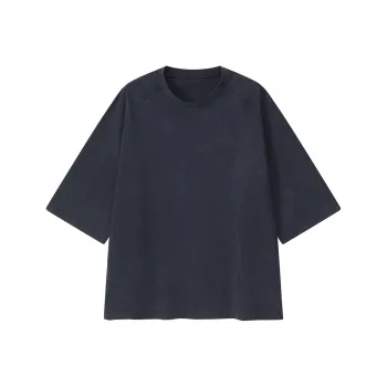 YOSHIYOYI T Shirt Unisex Navy Blue