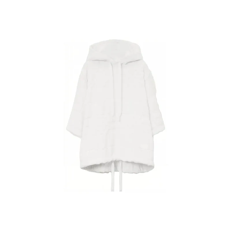 Burberry Towelling Check Short Sleeve Hoodie-0