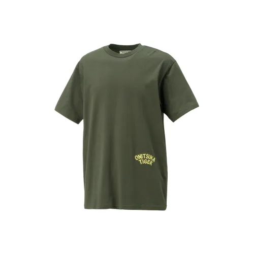Onitsuka Tiger T Shirt Unisex Green