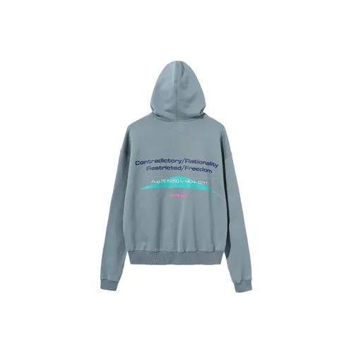 ATTEMPT x SHENGDOUSHIXINGSHI FW21 Hooded Loose Fit Regular Sweatshirt Unisex
