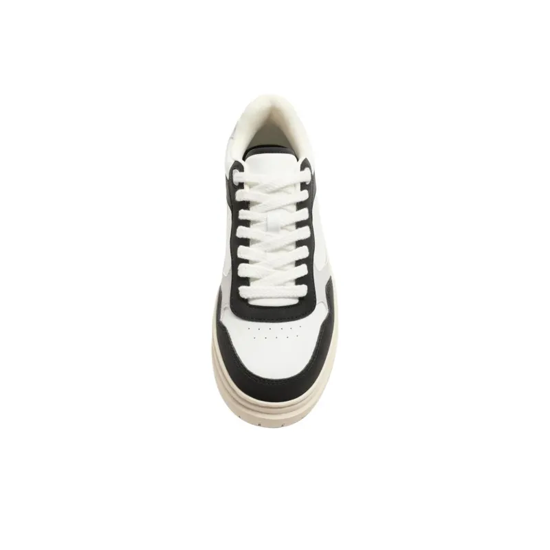 ZARA Low Top Casual Shoes Men's Black White-2