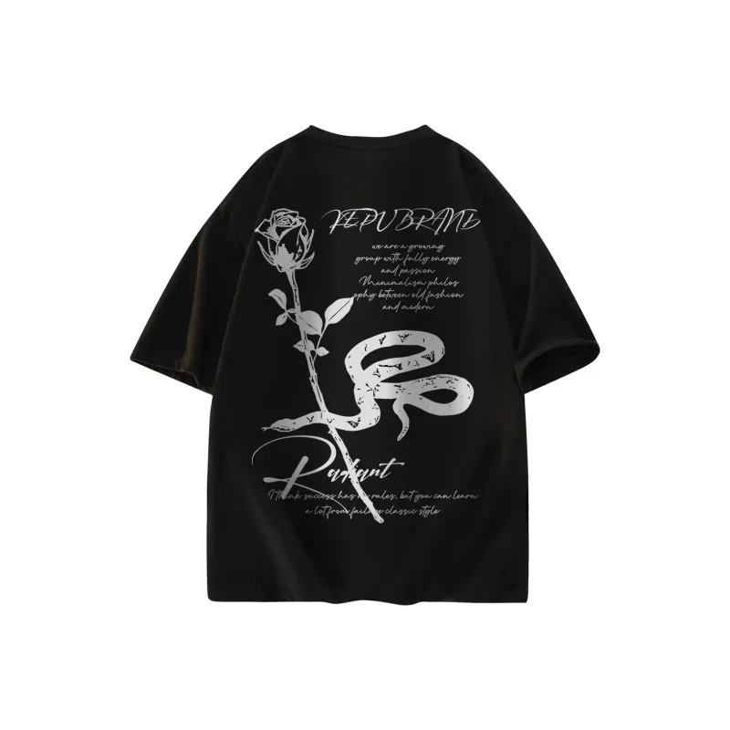 Kepu T-Shirt Unisex White-Black-6