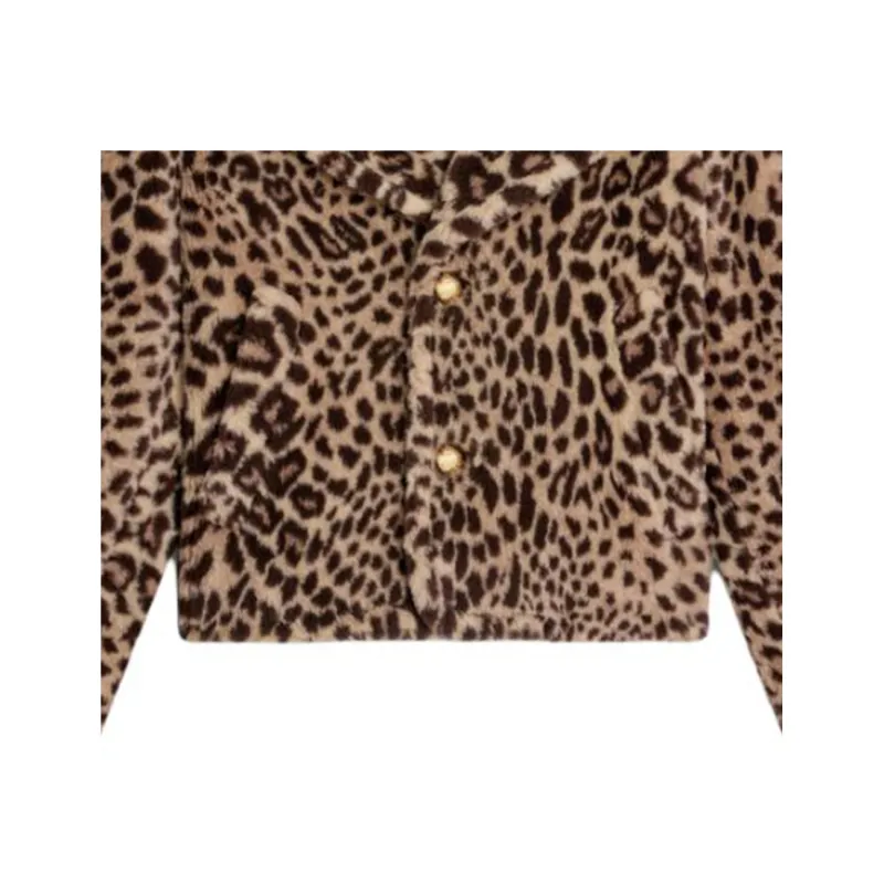 CELINE Egg shaped Peacoat In Fur effect Wool-4