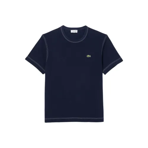 LACOSTE Piqué weave Organic Cotton T shirt