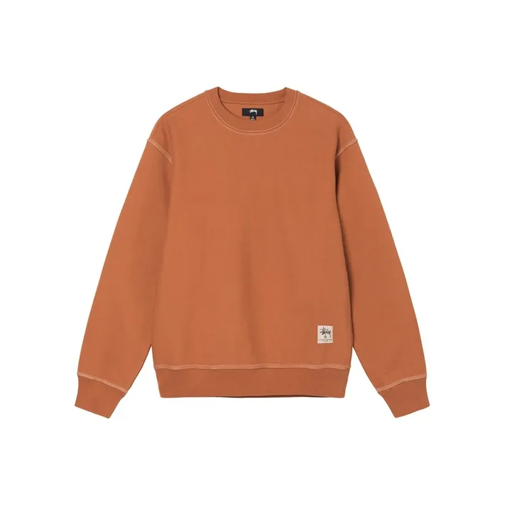 Stussy Contrast Stitch Label Crew-9