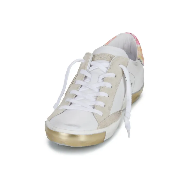PHILIPPE MODEL Paris Low Top Skateboard Shoes Women's White-3