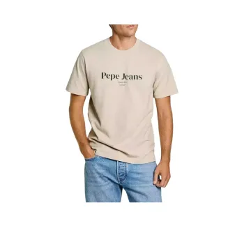 Pepe Jeans T Shirts Men Beige