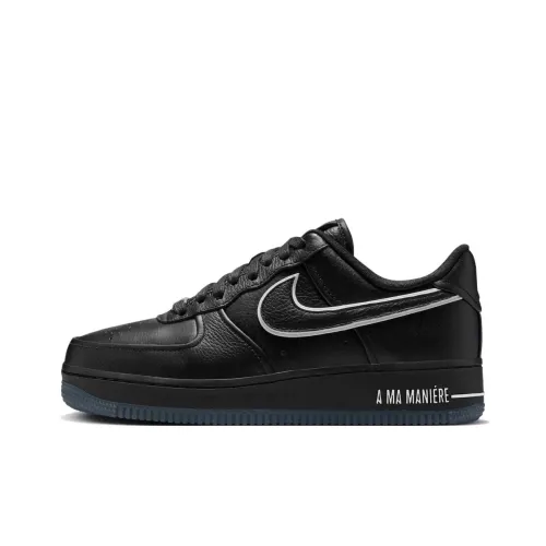 A Ma Maniére x Nike Air Force 1 Anti Slip Wear Resistant Low Top Skateboard Shoes Unisex Black
