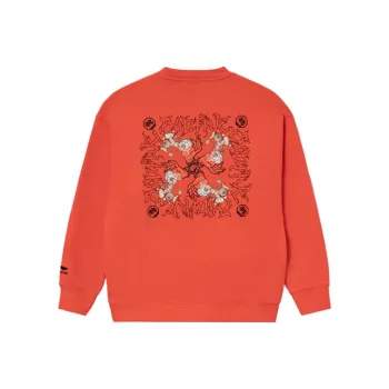 LiNing Sweatshirt Unisex Neon Flame Orange