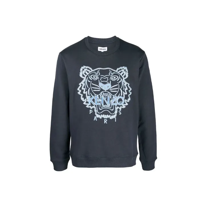 KENZO Sweatshirts Men Blue-0