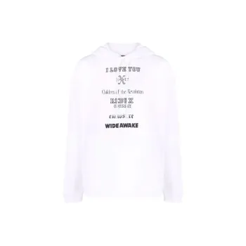 RAF SIMONS Slogan Patches Hoodie
