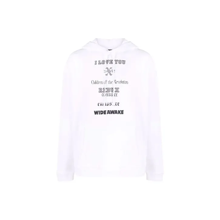 RAF SIMONS Slogan Patches Hoodie-0