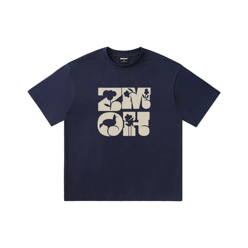 ZMOH Short Sleeved T Shirt Unisex Couple's-7