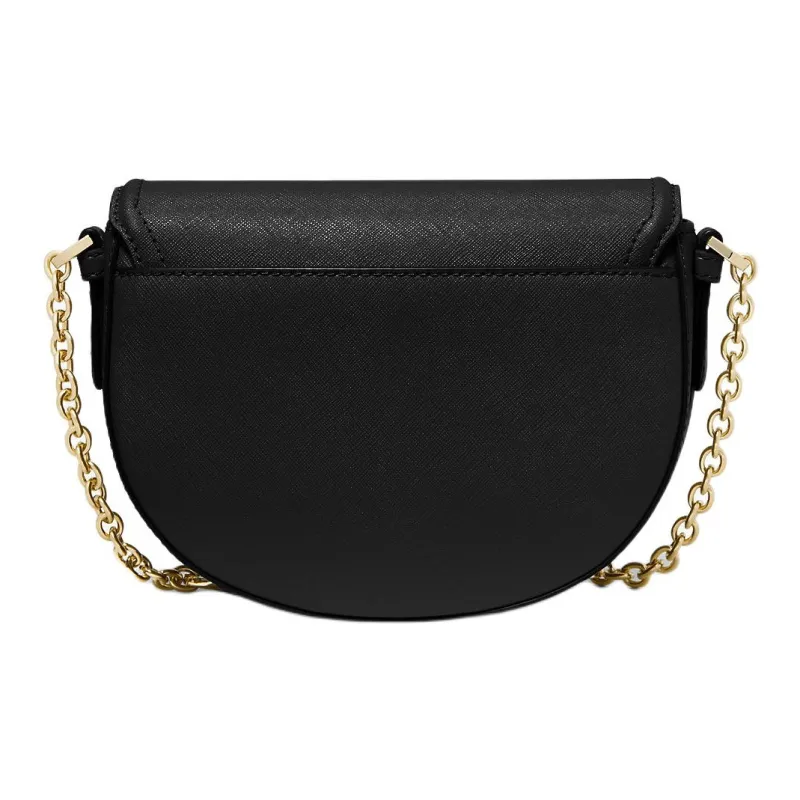 MICHAEL KORS Jet Set Charm Saffiano Leather Crossbody Bag, Shoulder Bag Women's Black-1
