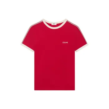 CELINE Regular T shirt In Cotton Jersey