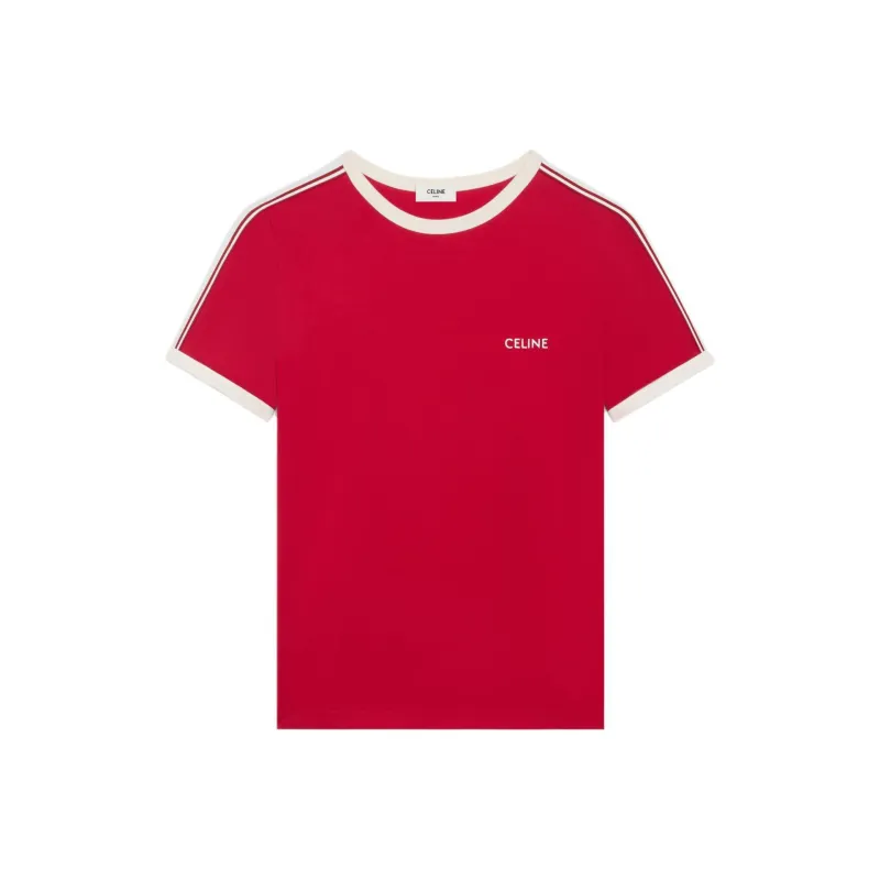 CELINE Regular T shirt In Cotton Jersey-0