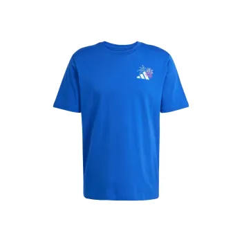 Adidas Free Shipping With AdiClub Lounge Pastel Embroidery Graphic Tee