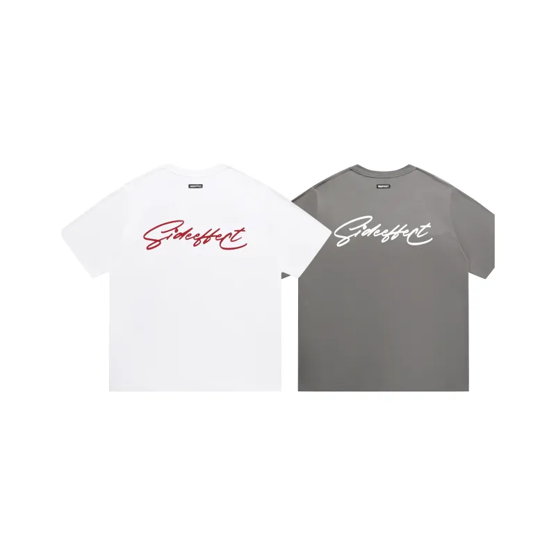 SIDEEFFECT Short Sleeved T Shirts Unisex Summer-15