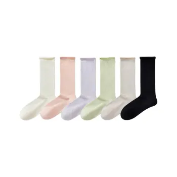 Temooues Mid Calf Socks Women's Combo Set