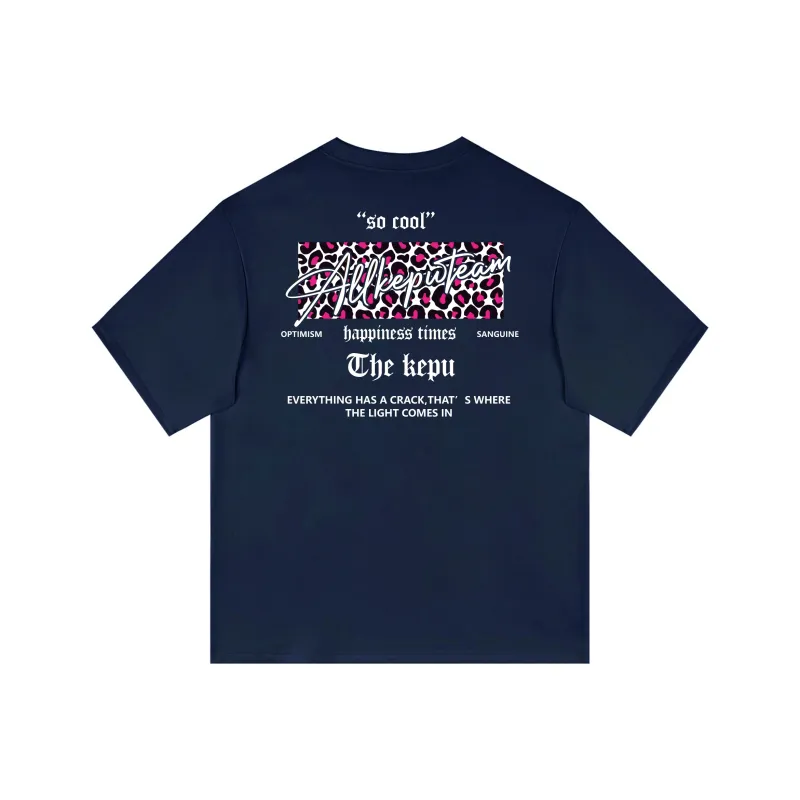 Kepu T Shirt Unisex Black With Pink Print-7