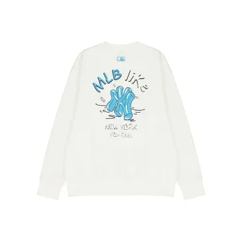 MLB New York Yankees Sweatshirts Unisex Ivory White