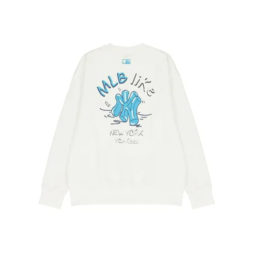 MLB New York Yankees Sweatshirts Unisex Ivory White