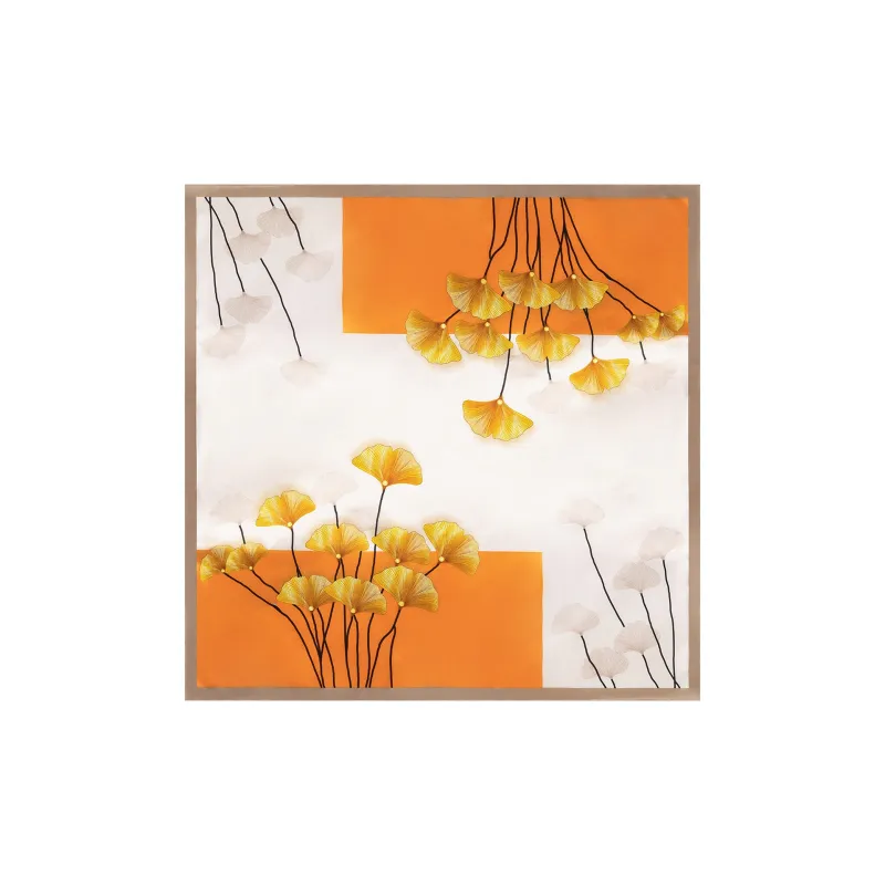 Shanghai Story 100% Polyester Silk Scarves Women's-43