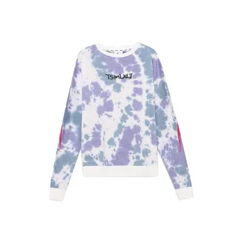 TSMLXLT Sweatshirts Unisex Blue Tie-Dye
