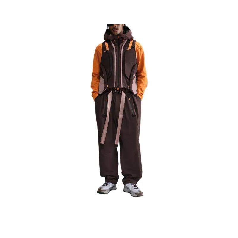 Nike ISPA Vest Unisex Earth Tone/Smokey Mauve Red/Imperial Color-0