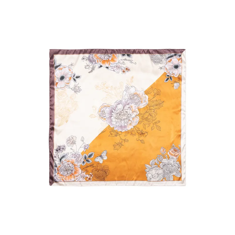 Shanghai Story 100% Polyester Silk Scarves Women's-18
