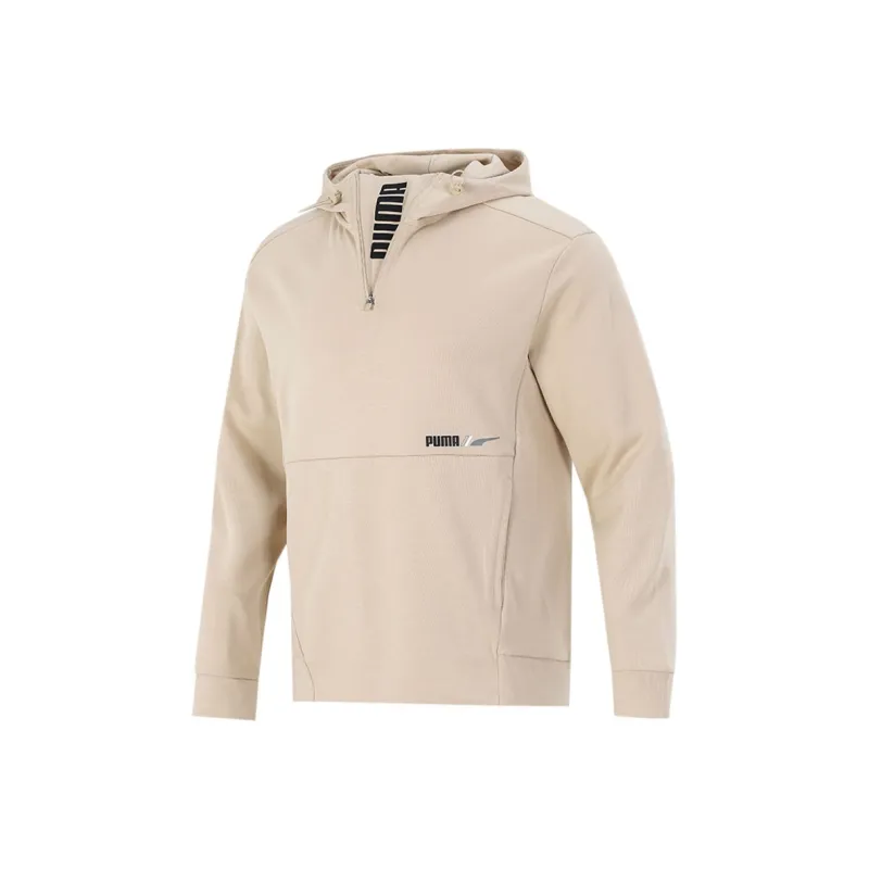 PUMA Sweatshirts Men Khaki-0