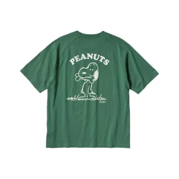 UNIQLO Uniqlo X PEANUTS Co-branded Series T-Shirt Unisex Turquoise