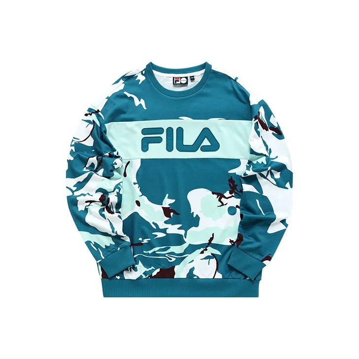 FILA FUSION Sweatshirts Men Blue Base With Sliding Mechanism-0