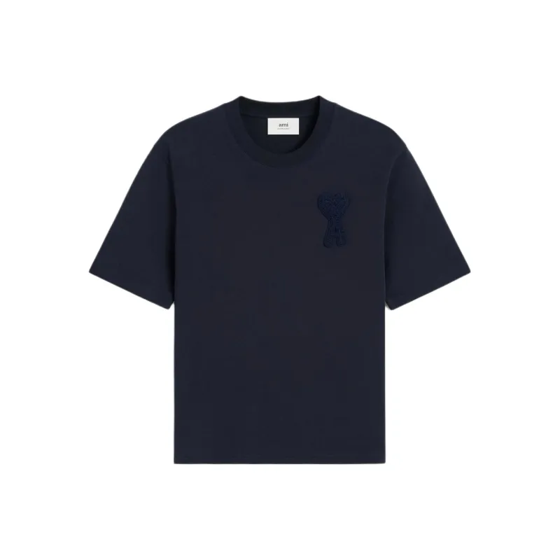 AMIPARIS Paris Short Sleeved Crewneck T Shirt-0