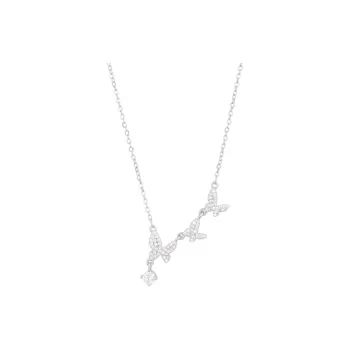 ZURY S925 Silver Necklace Collarbone Chain Women's Silver
