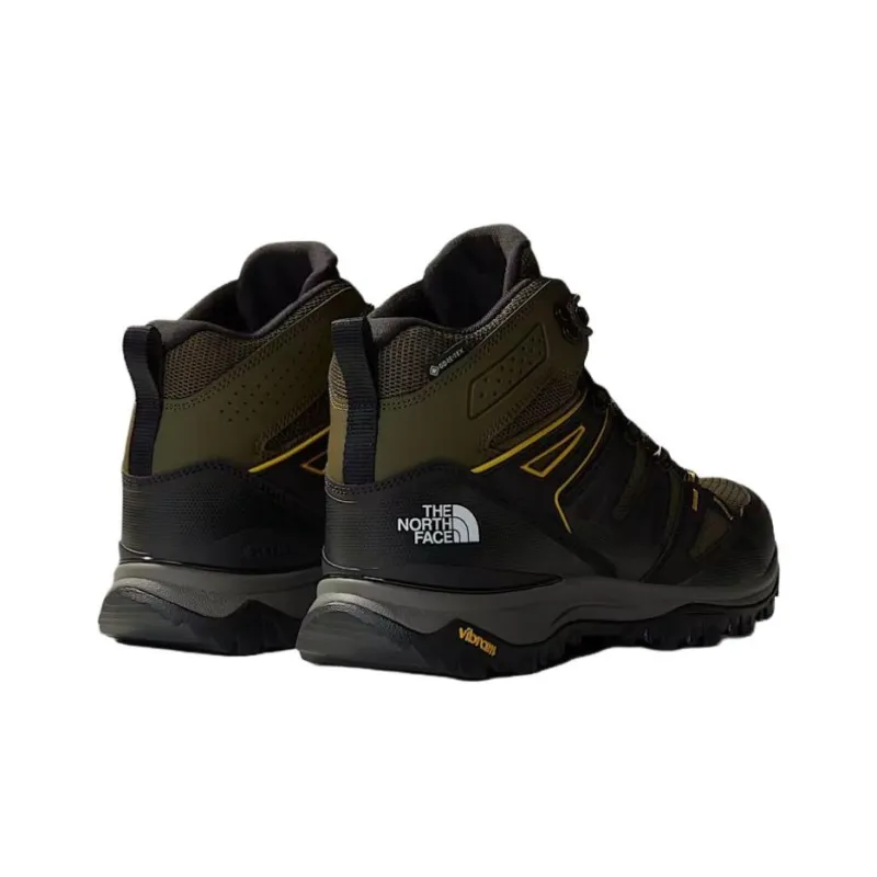 THE NORTH FACE Hedgehog Series Breathable And Waterproof Short Outdoor Boots Men's Green Black-3