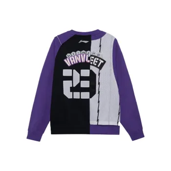 LiNing Professional Basketball Series Sweatshirt Unisex Purple