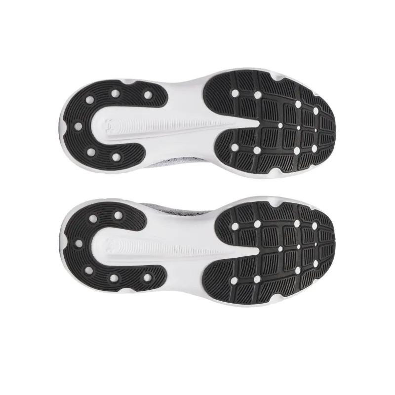 Under Armour Low Top Running Shoes Men's White Black-4