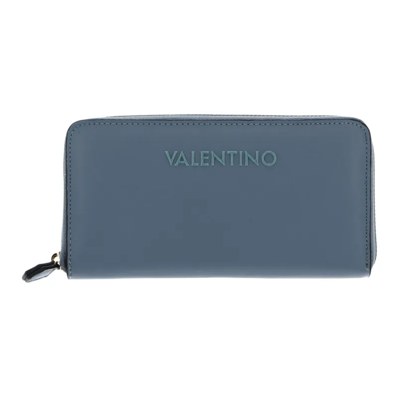 Valentino Polyurethane Wallet Women's Blue Gray-0