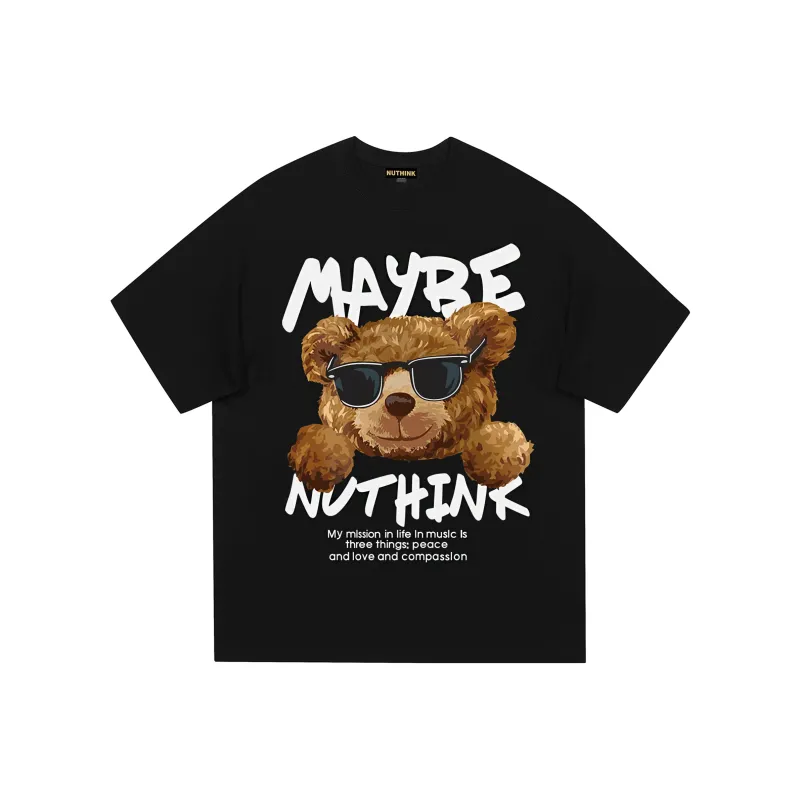 Nuthink T-Shirt Unisex Creamy Apricot-2