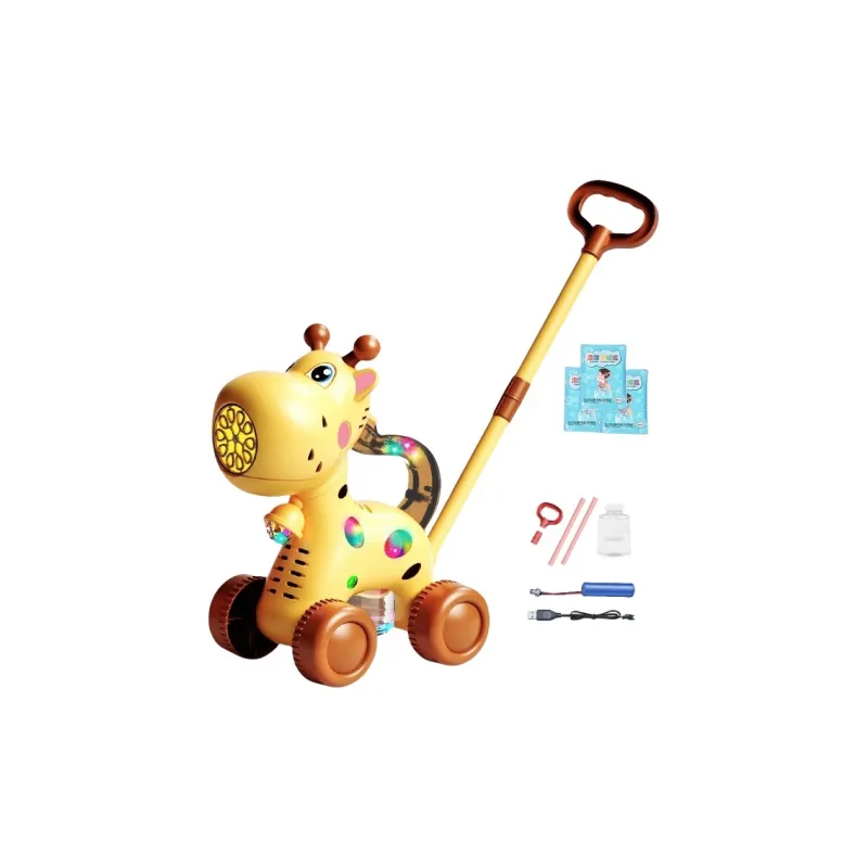 KUMAOYA Celestial Horse Unicorn Giraffe Stroller Bubble Machines-3
