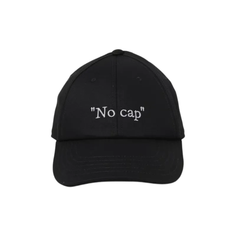 OFF WHITE No Cap Curved Peak Baseball Cap-1