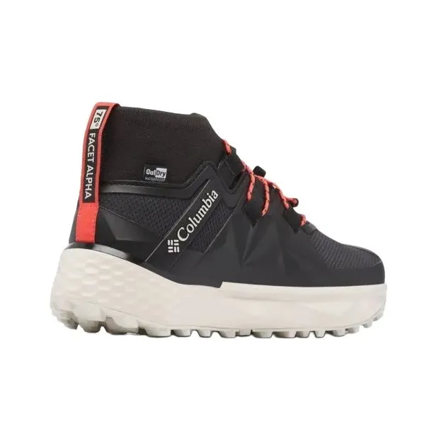 Columbia Facet 75 Anti Slip Wear Resistant Low Top Hiking Shoes Women's Black-3