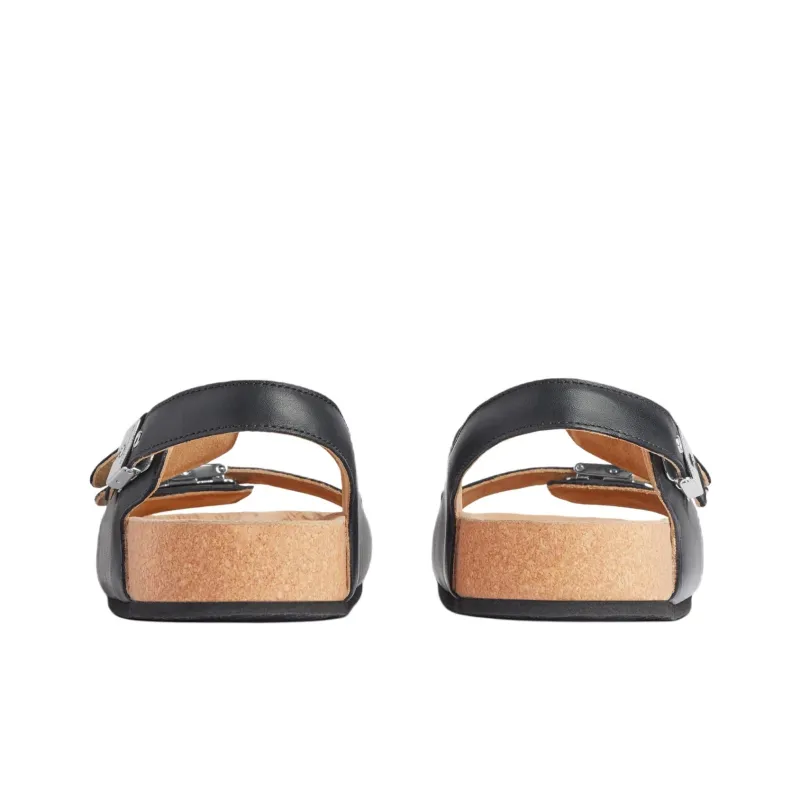 Scholl x Balenciaga FW25 One Strap Sandals Men's Black-4