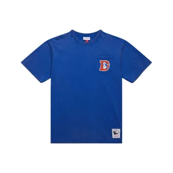 Mitchell & Ness x NFL Royal Denver Broncos T Shirt Men's Blue