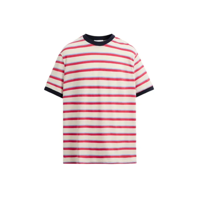 ZARA T Shirts Men Red/Coral-0