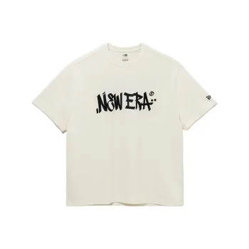 New Era T Shirts Unisex Vanilla
