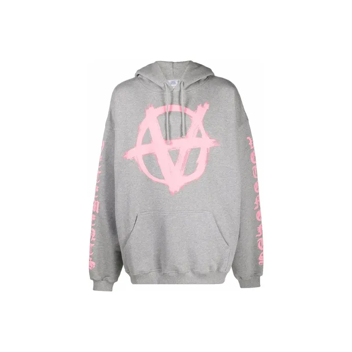 Vetements Sweatshirts Unisex Gray-0